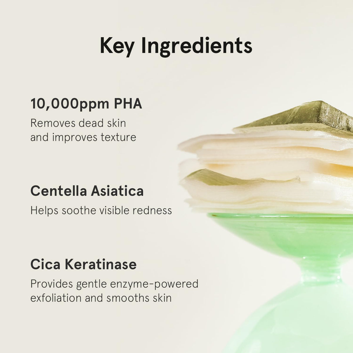 ONE THING Cica Peeling Toner Pad 180g (65 Pads)