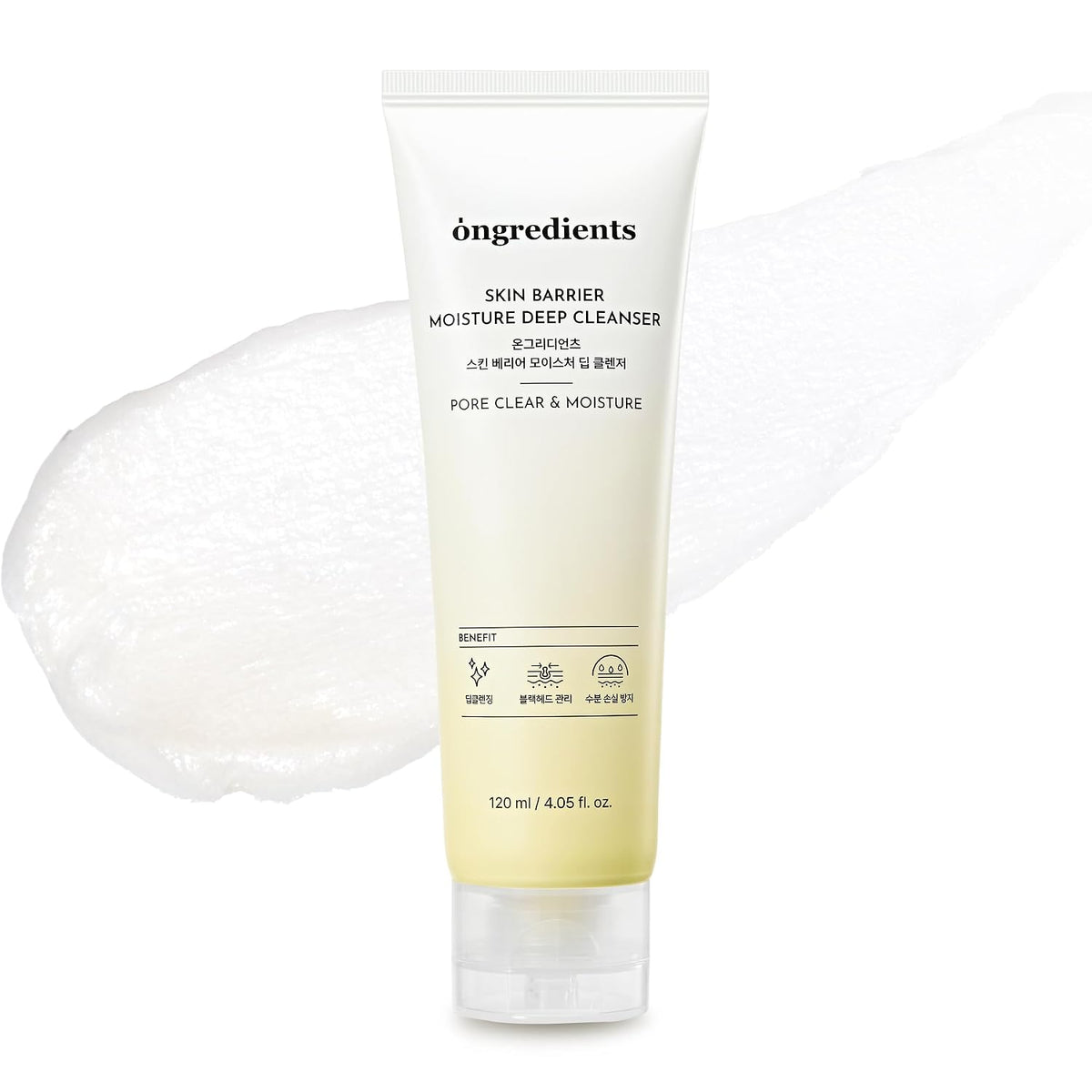 ongredients Skin Barrier Moisture Deep Cleanser 120ml