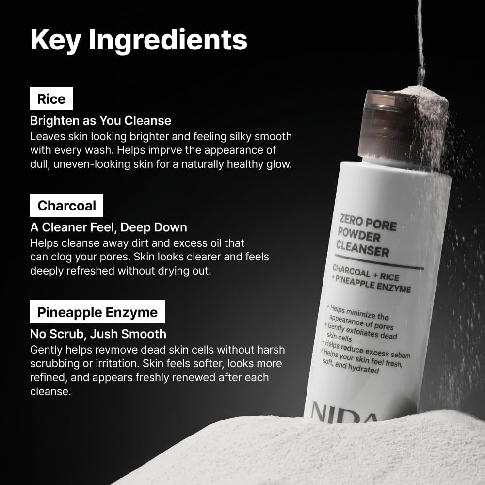 NIDA Zero Pore Powder Cleanser