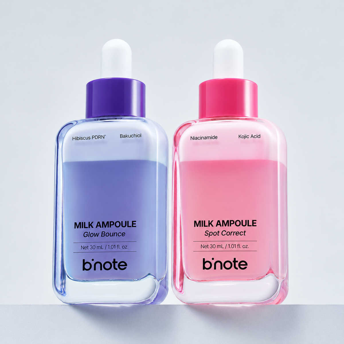 b’note Milk Ampoule Glow Duo (Glow Bounce Milk Ampoule 30ml+Spot Correct Milk Ampoule 30ml)
