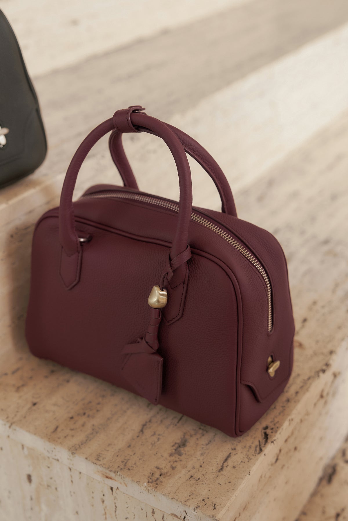 UMER_MRRV) TR Origin Boston Mini Bag Rouge H
