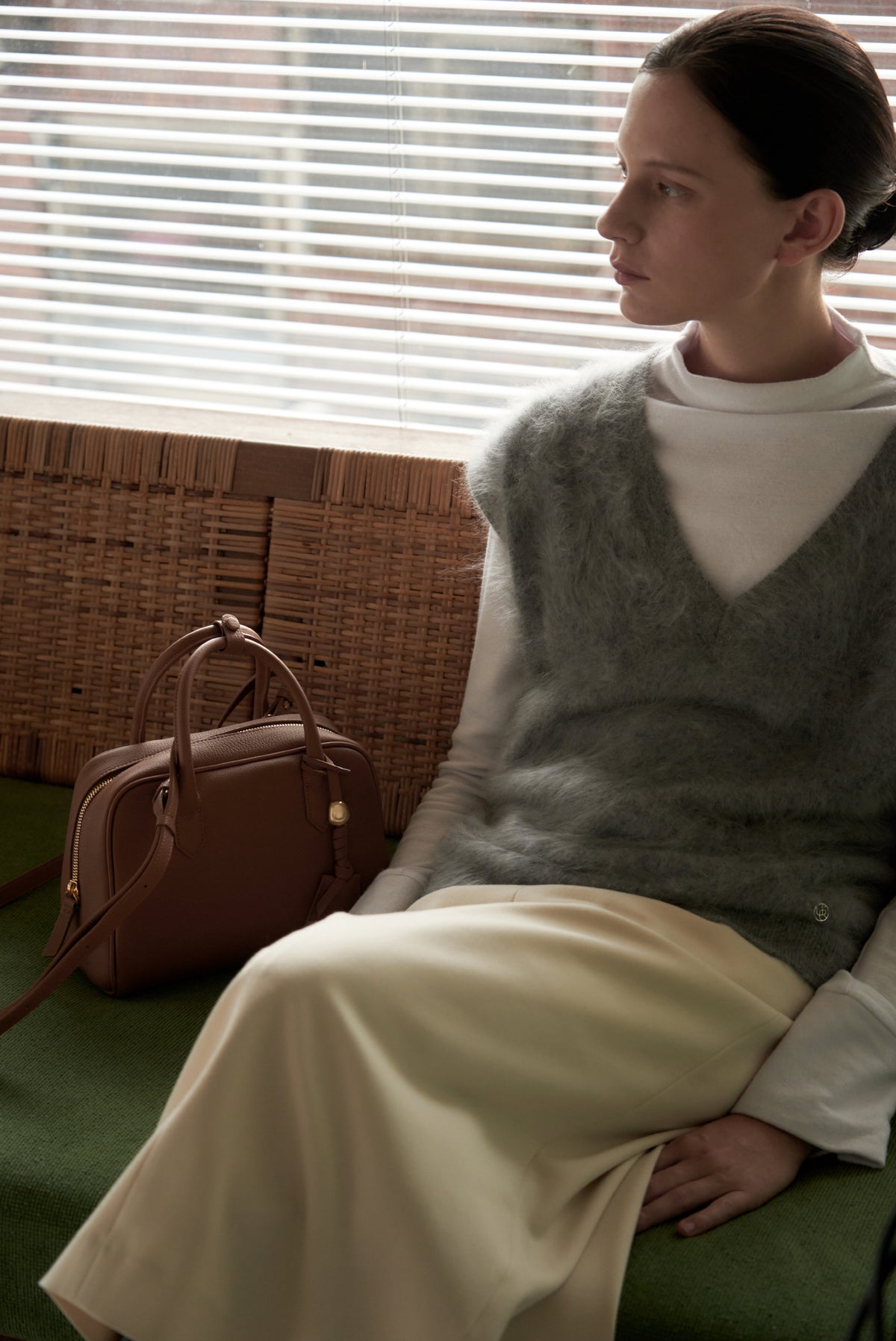 UMER_MRRV) TR Origin Boston Mini Bag Noisette Camel
