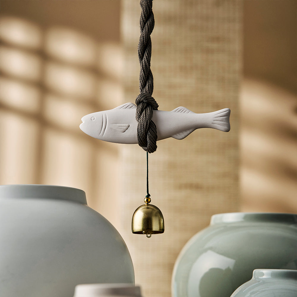 Taylor Scents Ceramic Scented Lucky Fish & Bell