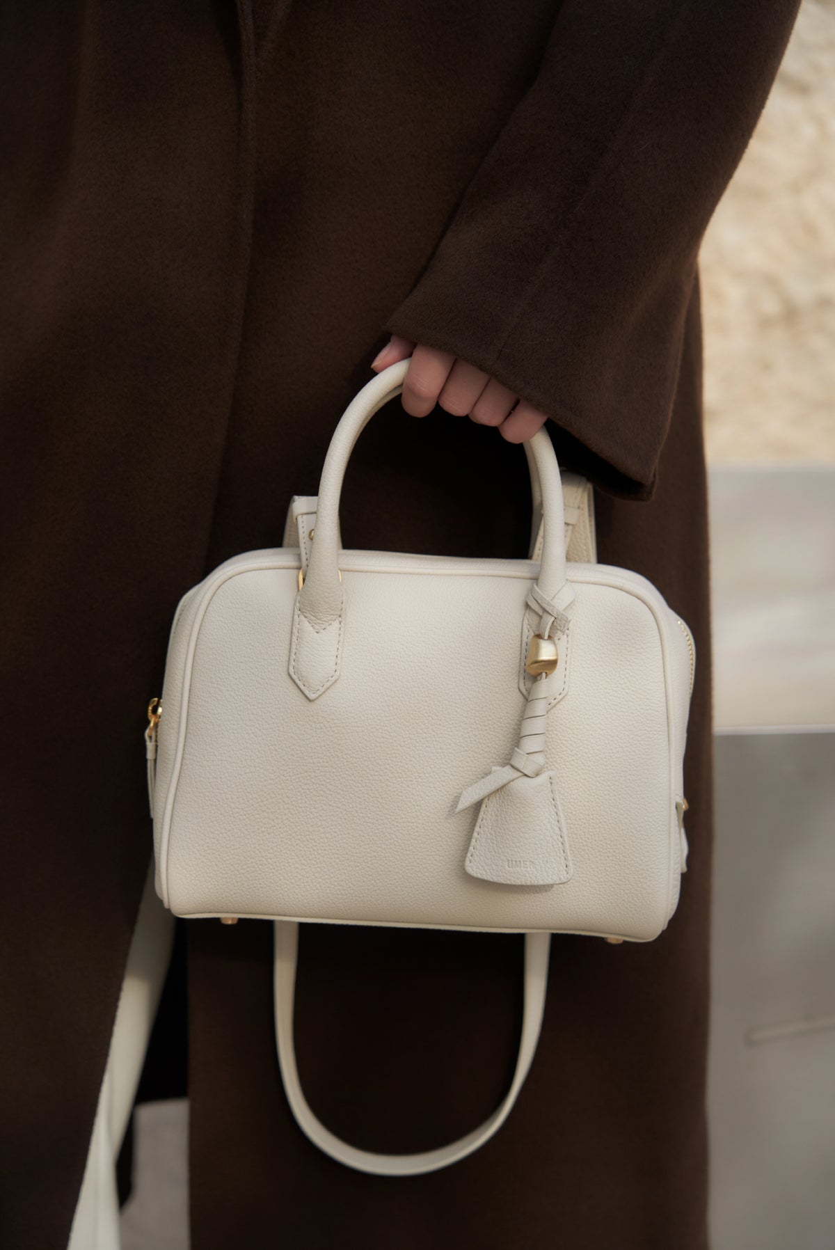 UMER_MRRV) TR Origin Boston Mini Bag Crème