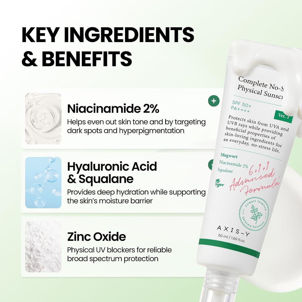 AXIS-Y Complete No-Stress Physical Sunscreen V.3 50 ml