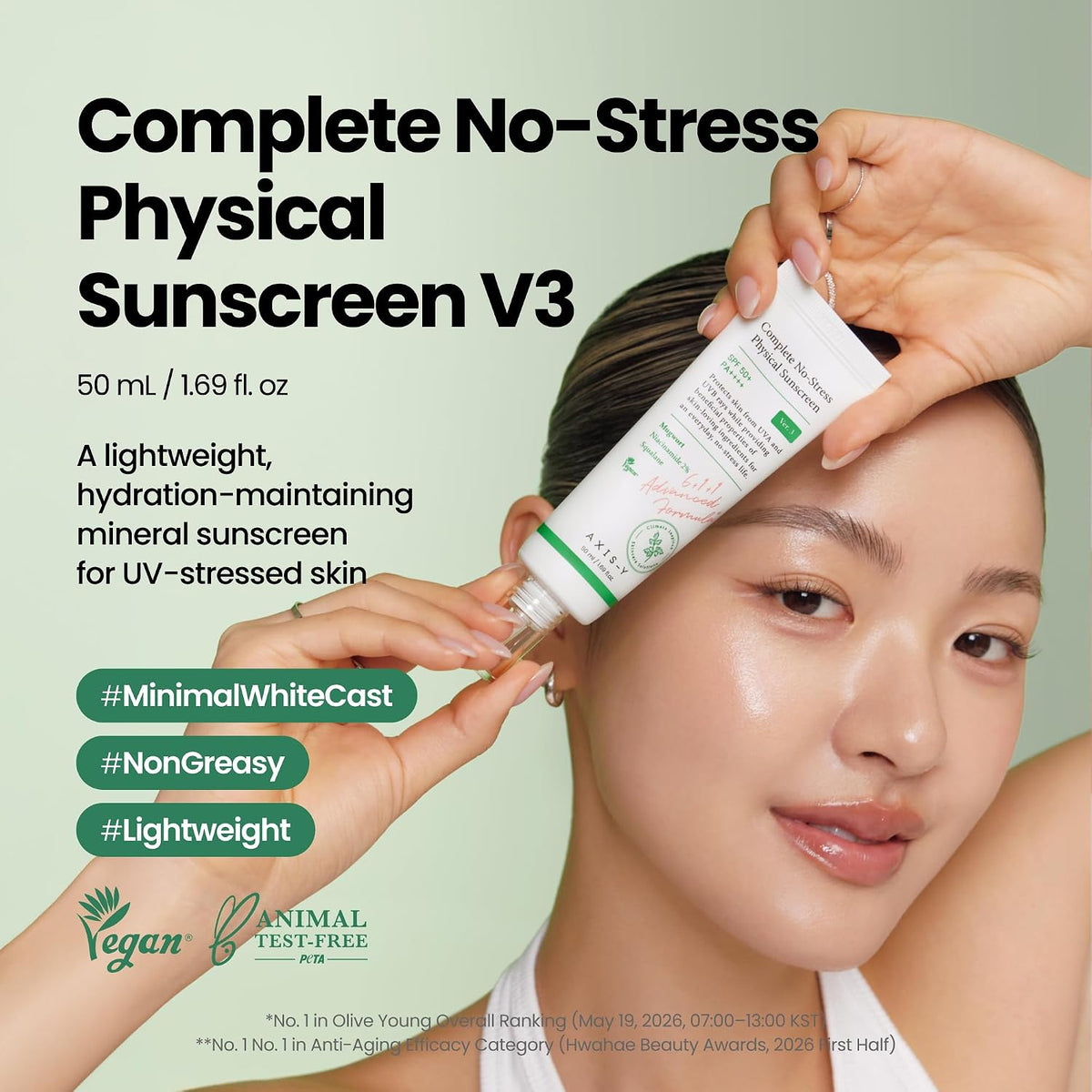 AXIS-Y Complete No-Stress Physical Sunscreen V.3 50 ml