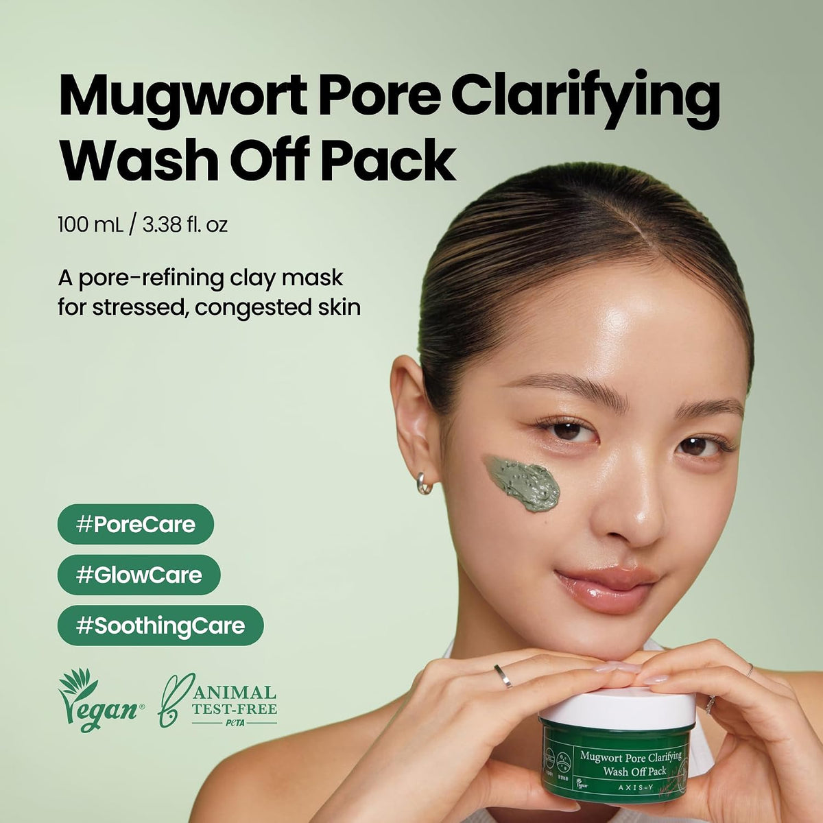 AXIS-Y Mugwort Pore Clarifying Wash Off Pack 100 ml