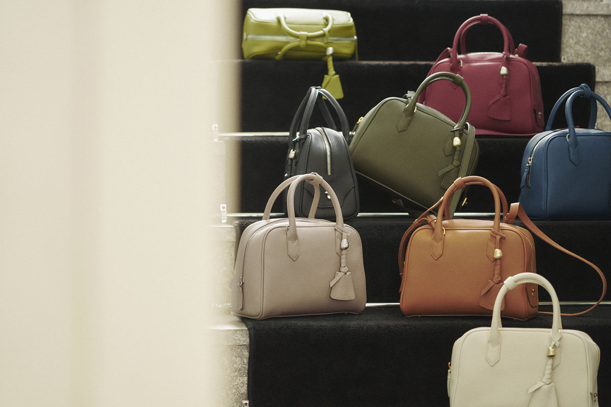 UMER_MRRV) TR Origin Boston Mini Bag Taupe Beige