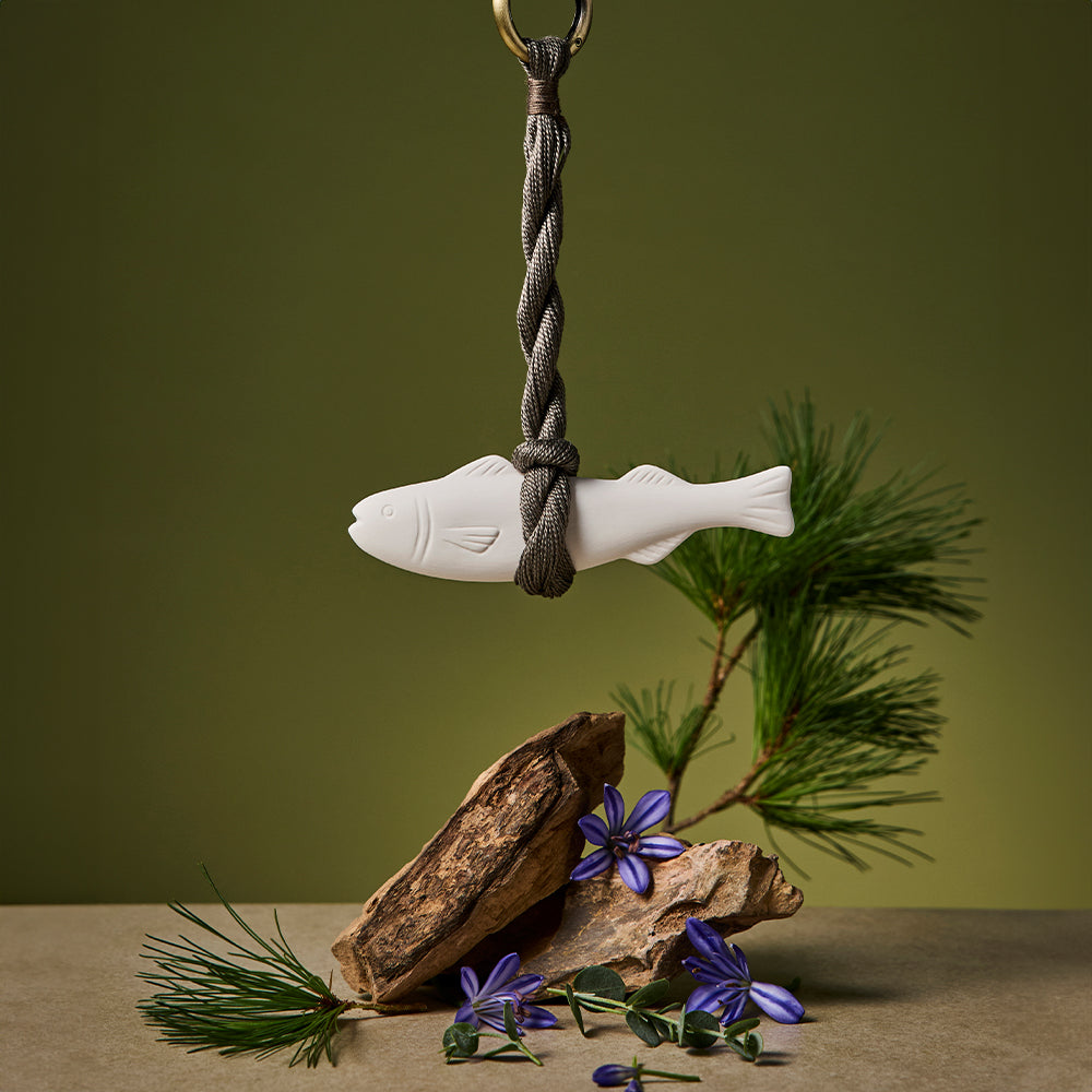 Taylor Scents Ceramic Scented Lucky Fish & Bell