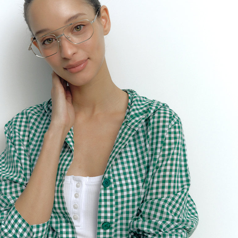 Celebshop Edition Gingham Hooded Jacket