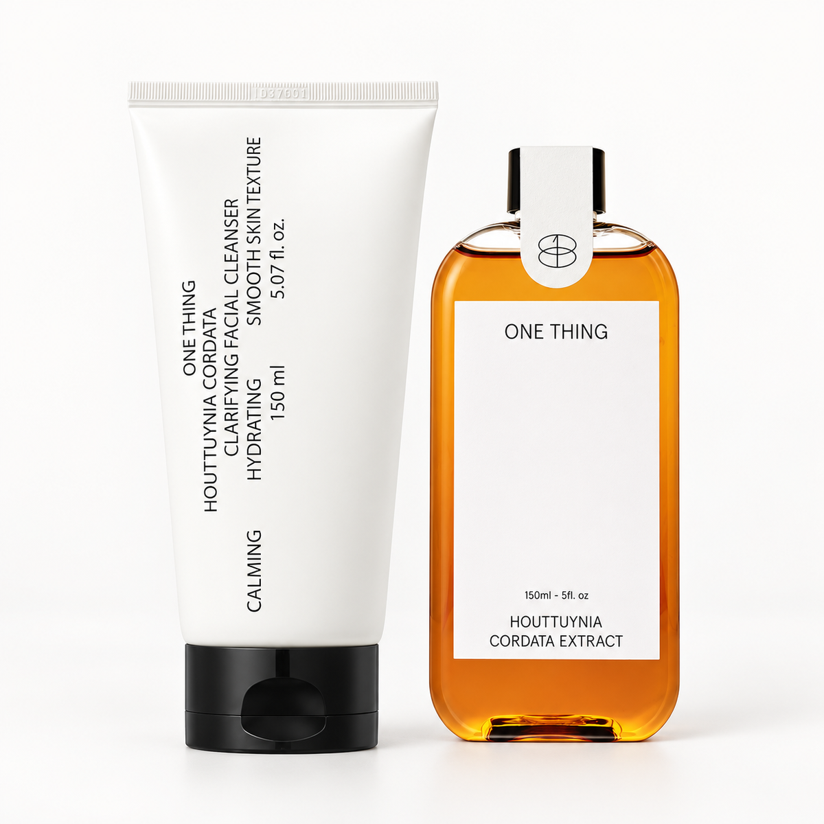 ONE THING Heartleaf Cleanse & Calm Duo ( Houttuynia Cordata Clarifying Facial Cleanser+Houttuynia Cordata Extract 150ml)