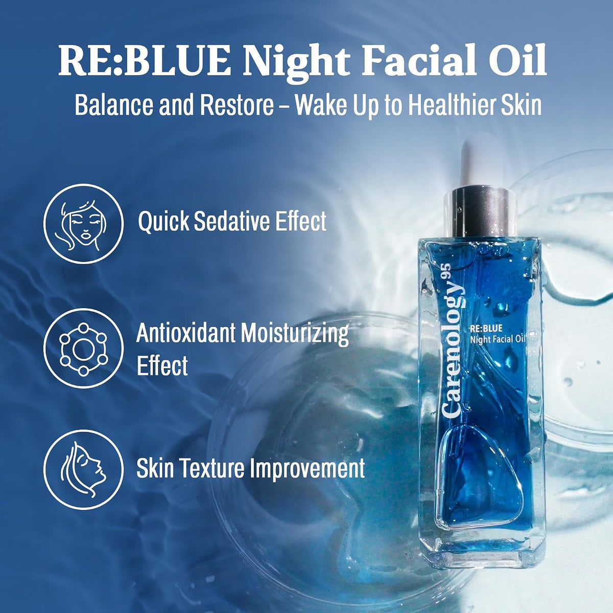 Carenology95 RE:BLUE Night Facial Oil 50 ml