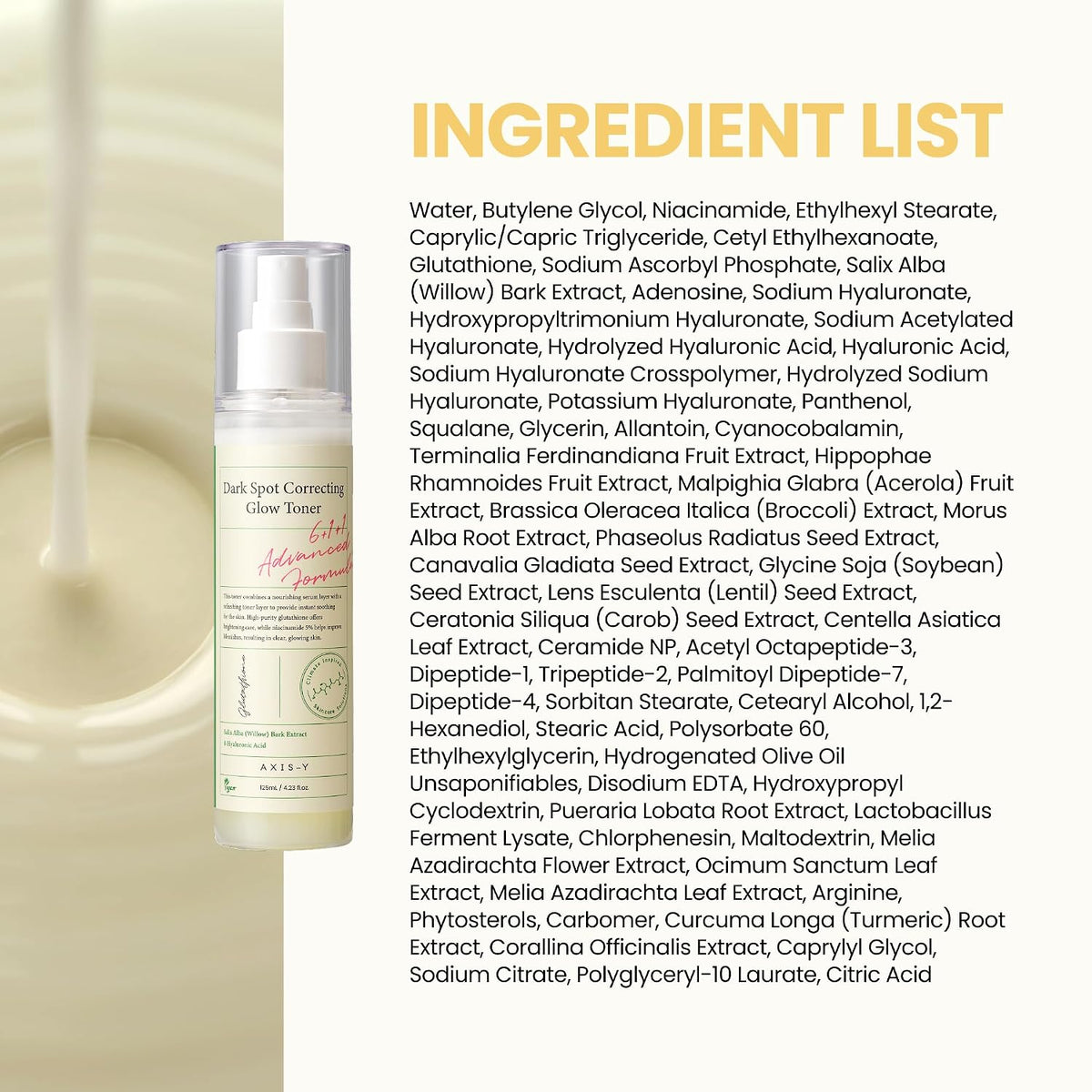 AXIS-Y Dark Spot Correcting Glow Toner 125 ml
