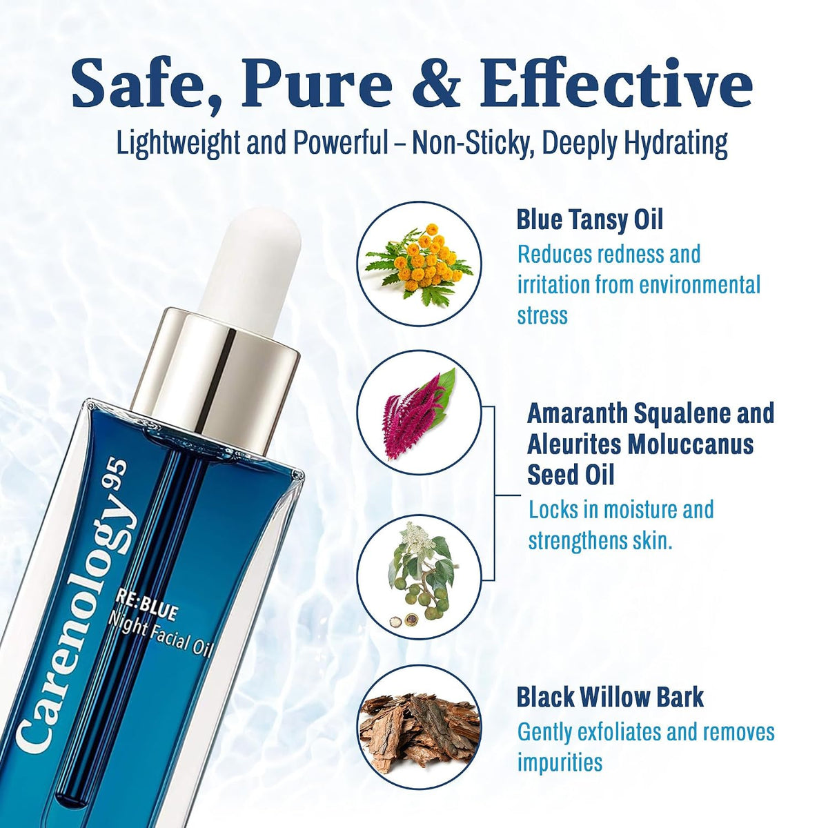Carenology95 RE:BLUE Night Facial Oil 50 ml