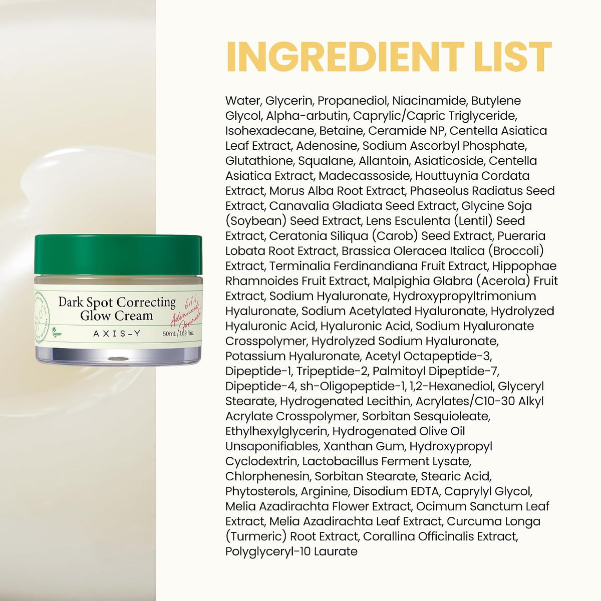 AXIS-Y Dark Spot Correcting Glow Cream 50 ml