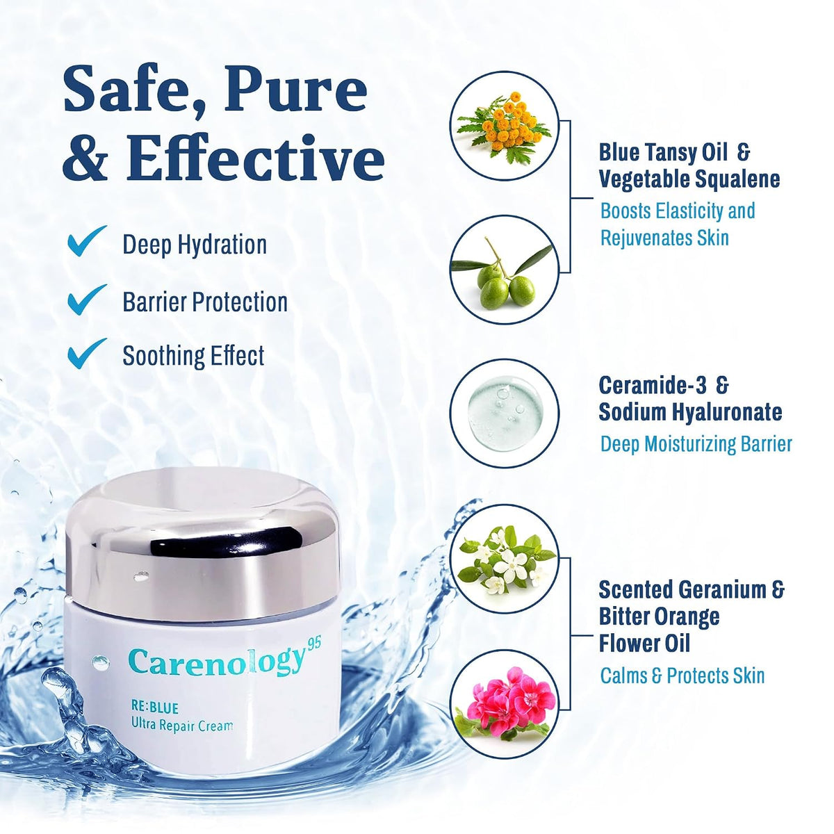 Carenology95 RE:BLUE Ultra Repair Cream 50 ml