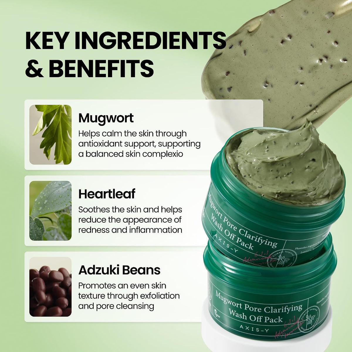 AXIS-Y Mugwort Pore Clarifying Wash Off Pack 100 ml