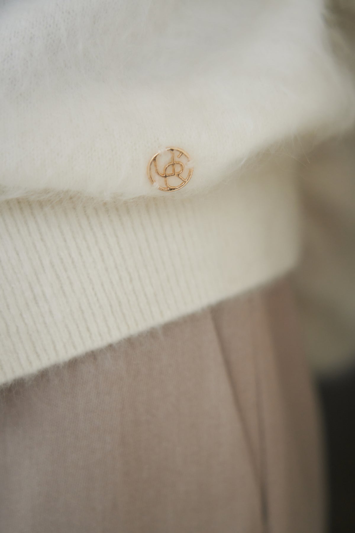 UMER_Ether Cashmere Cardigan Crème
