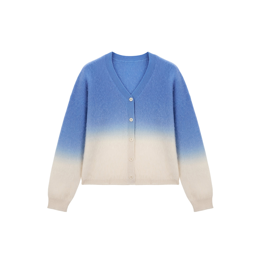 Celebshop Edition Gradient V neck Cardigan