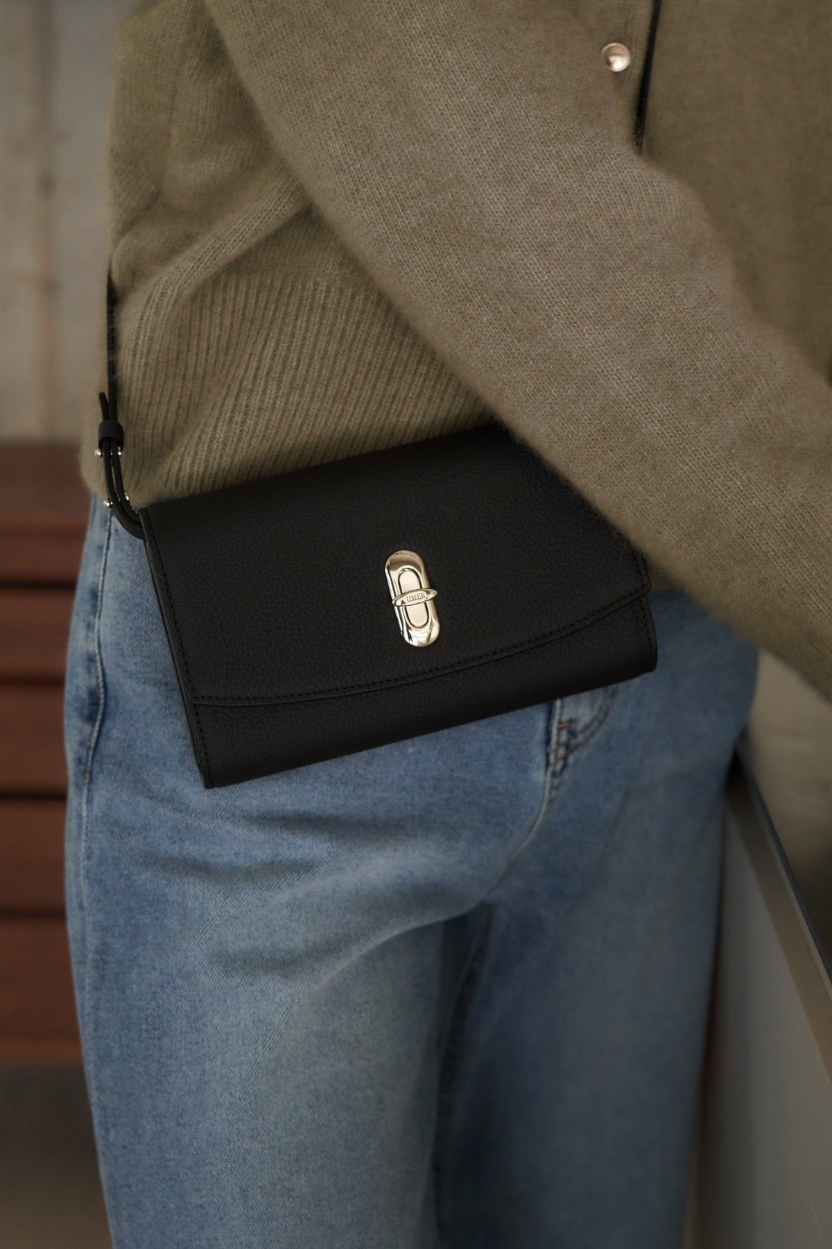 UMER_MRRV) TR Mariel WOC Chain Bag Black
