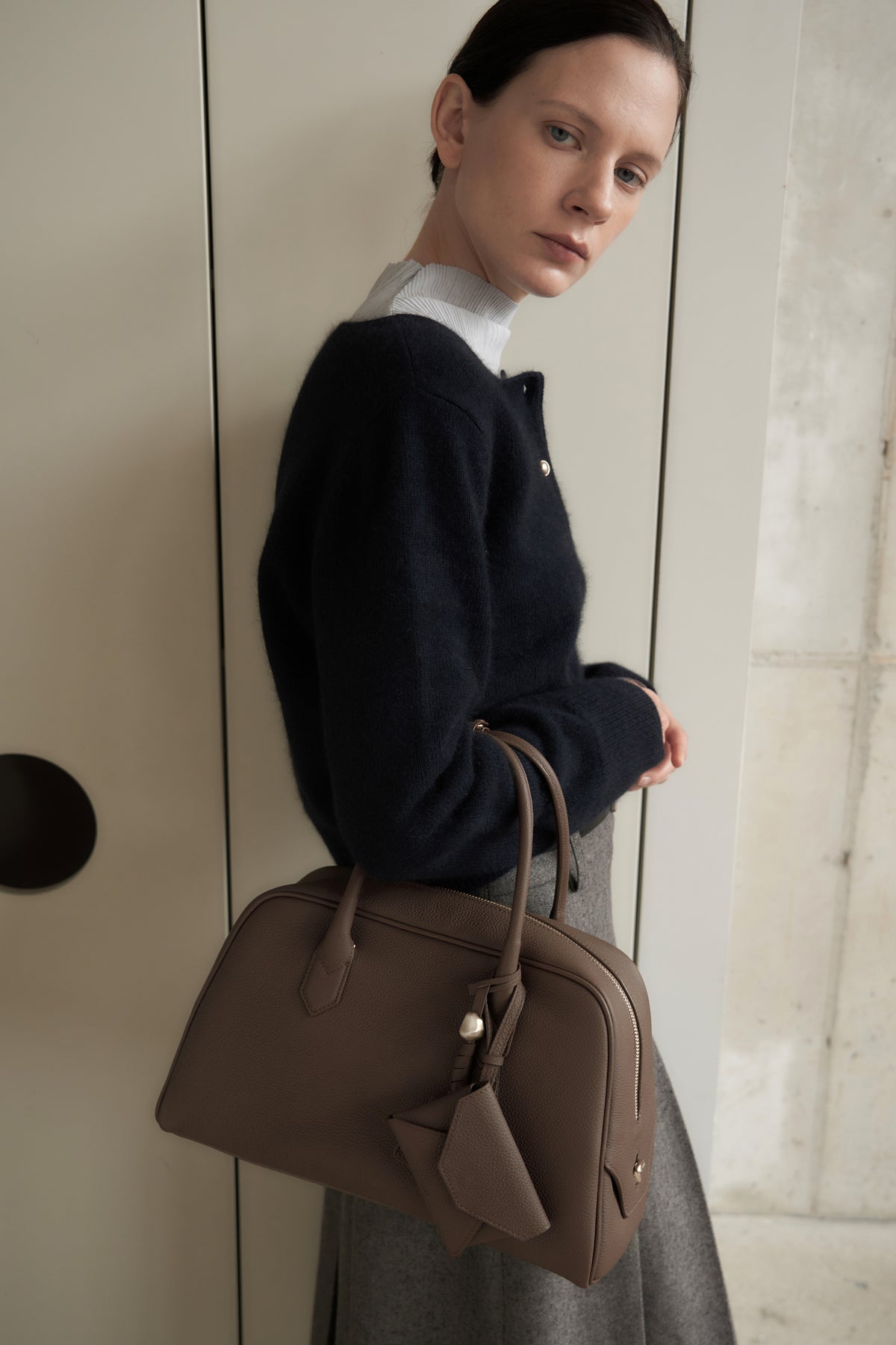 UMER_MRRV) TR Origin Boston Bag Brulee Brown