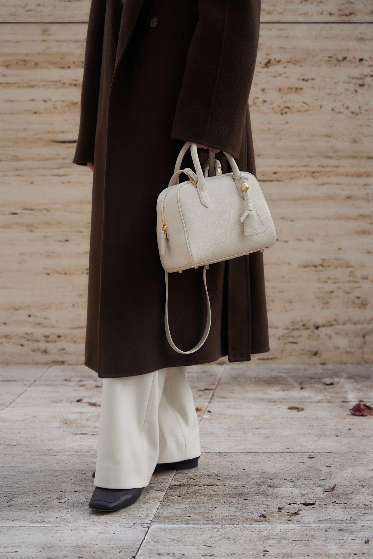 UMER_MRRV) TR Origin Boston Mini Bag Crème