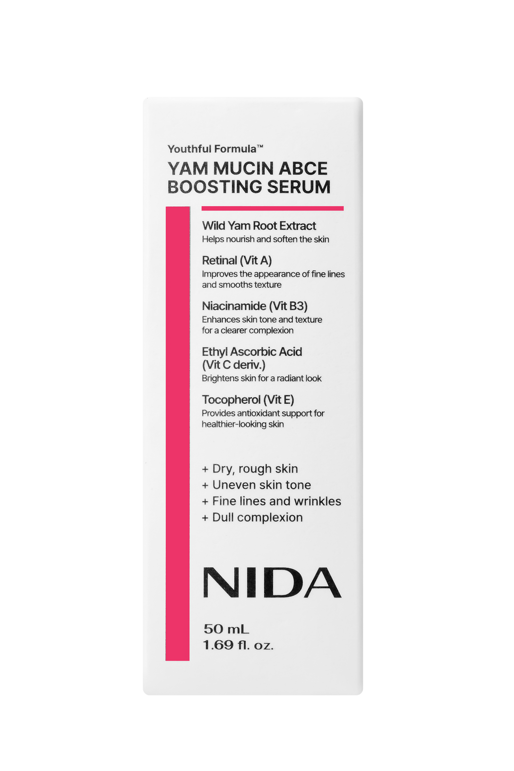 NIDA Youthful Formula Yam Mucin ABCE Boosting Serum 50ml