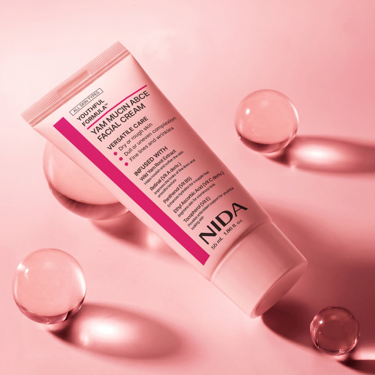 NIDA Youthful Formula Yam Mucin ABCE Facial Cream