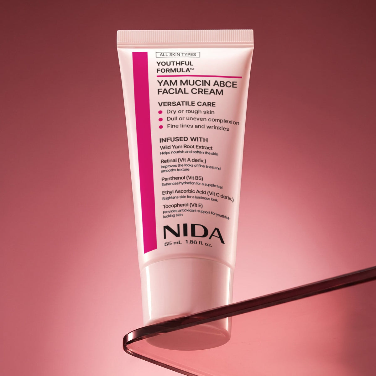 NIDA Youthful Formula Yam Mucin ABCE Facial Cream