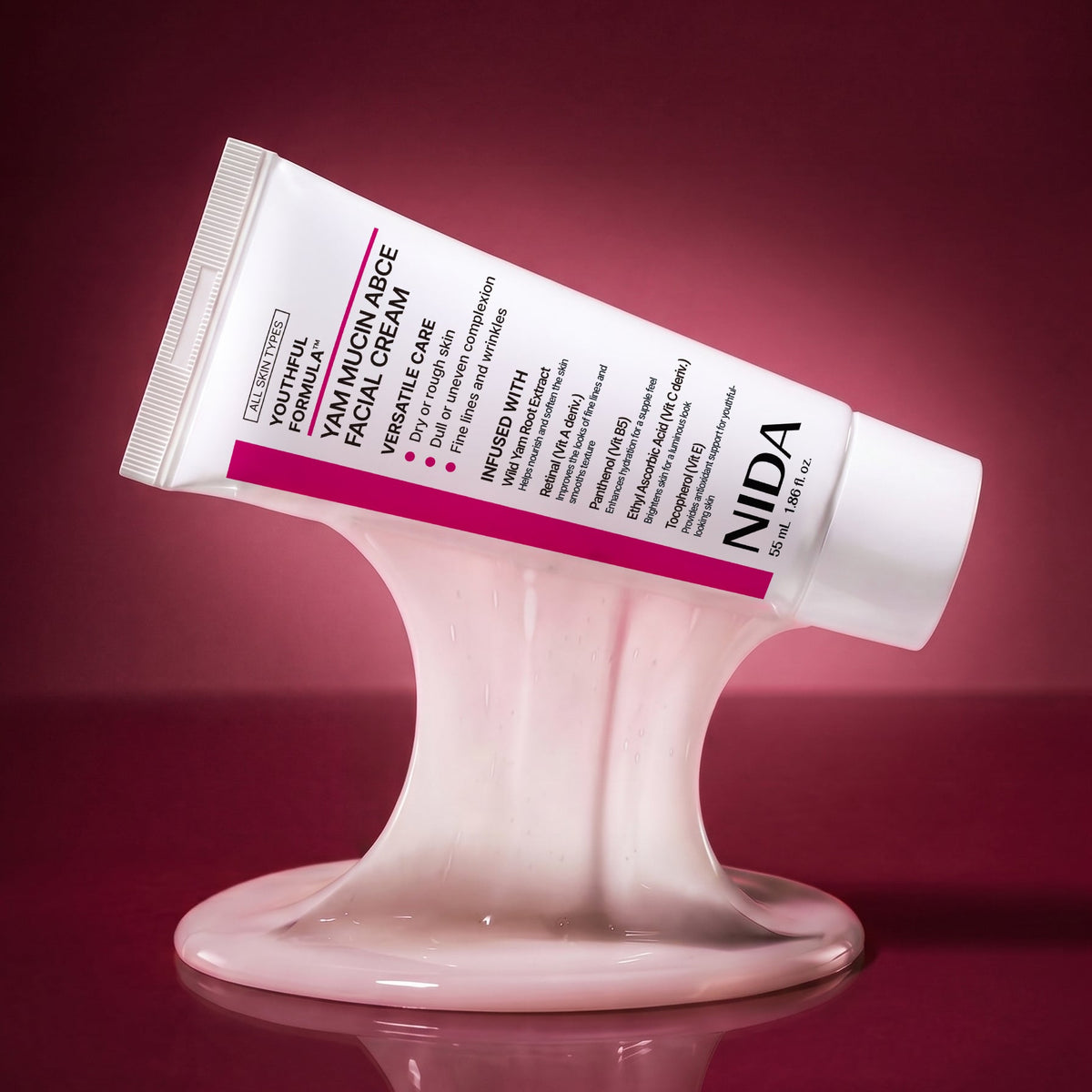 NIDA Youthful Formula Yam Mucin ABCE Facial Cream