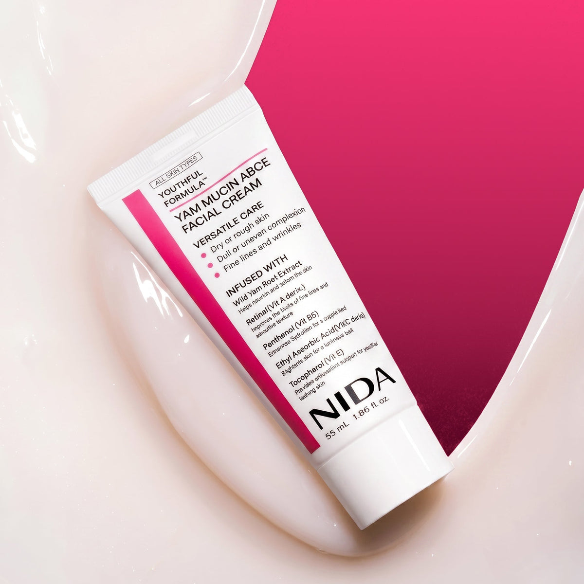 NIDA Youthful Formula Yam Mucin ABCE Facial Cream