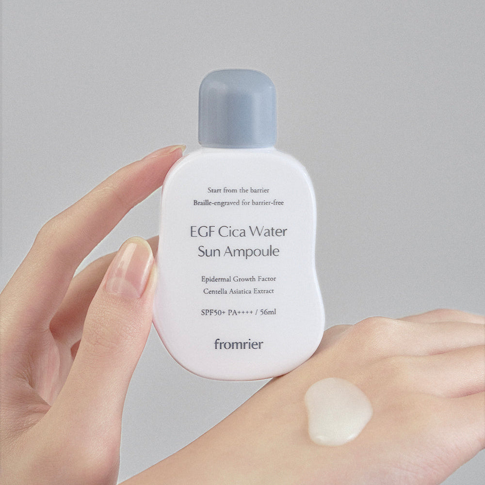 FROMRIER Vegan EGF CICA Water Sun Ampoule SPF50+ PA++++ 56 ml
