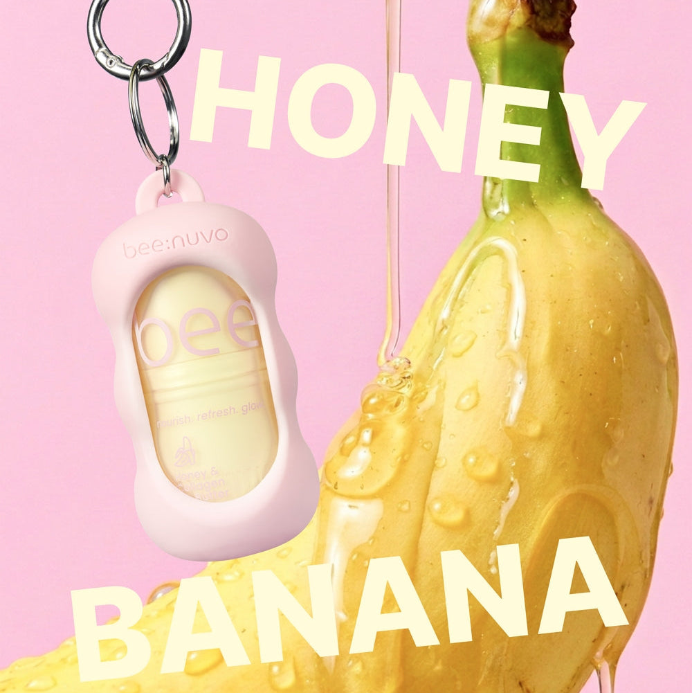 beenuvo Honey & Collagen Lip Butter – Banana Scent (13g | 0.45oz)