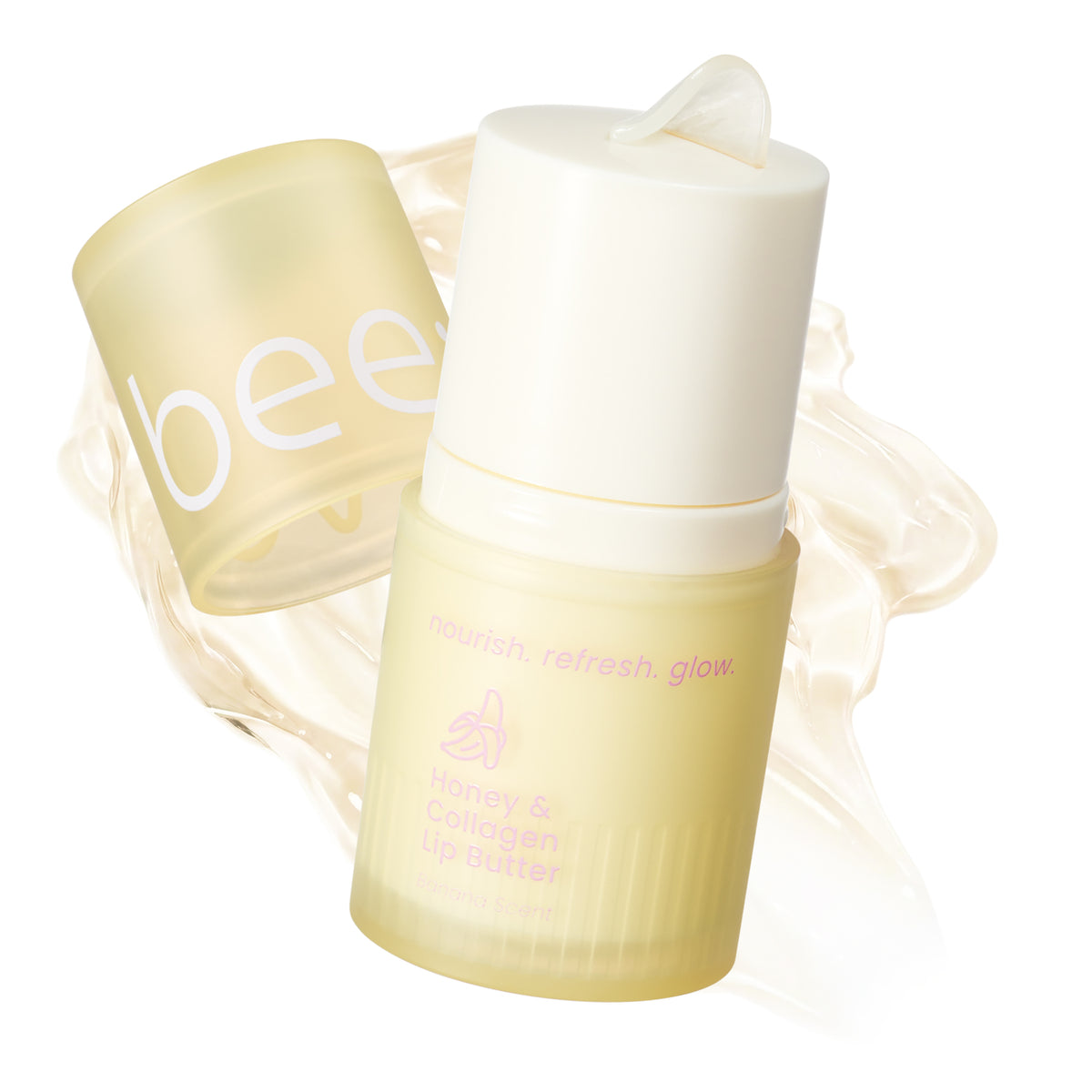 beenuvo 蜂蜜膠原蛋白護唇膏 – 香蕉香 (13g | 0.45oz)