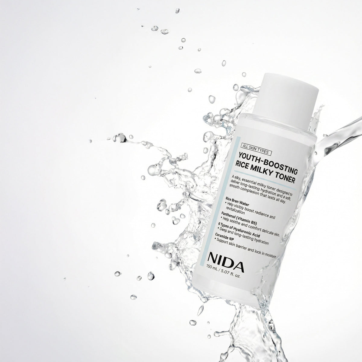 NIDA Youth-Boosting Rice Milky Toner