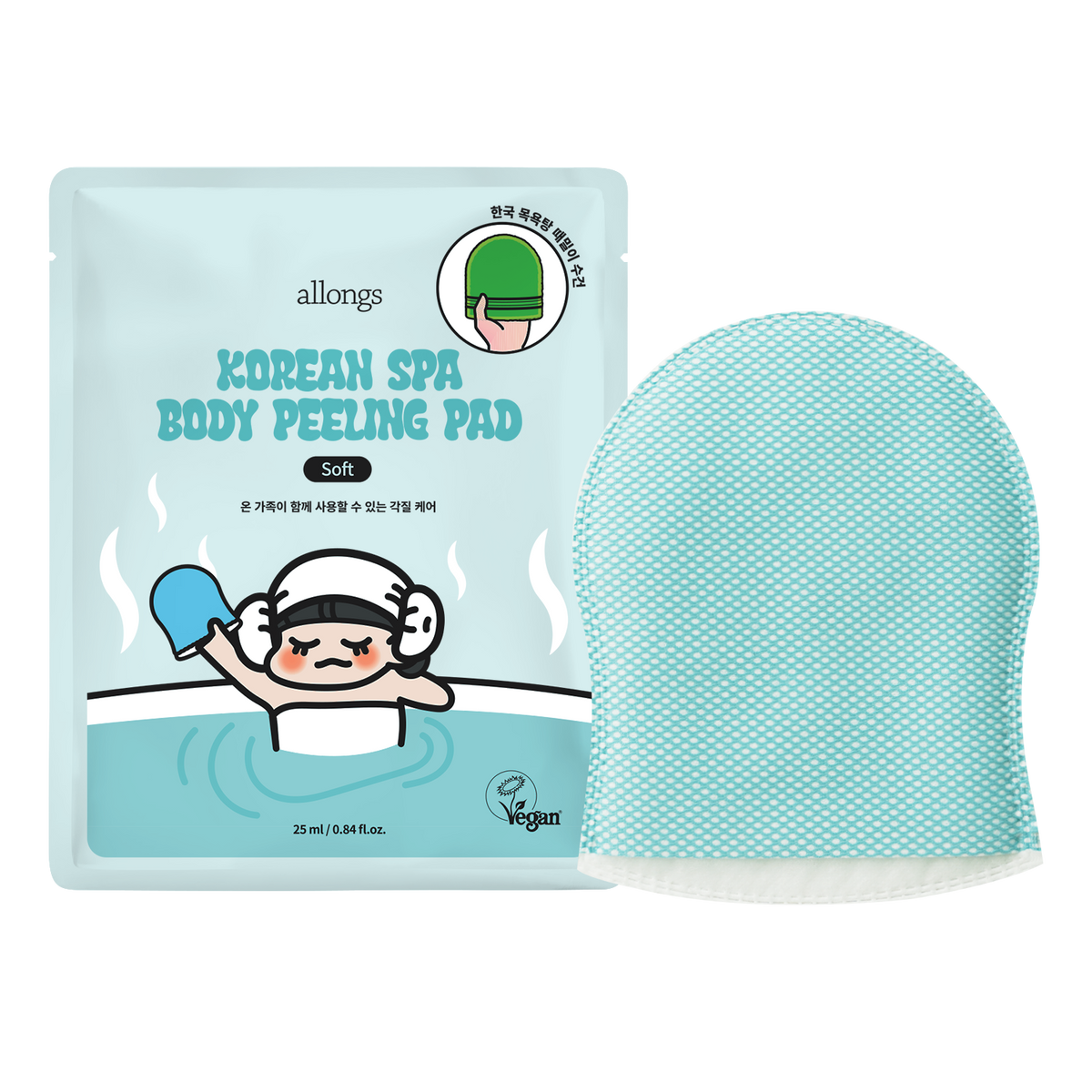 allongs Korean Spa Body Peeling Pad Soft