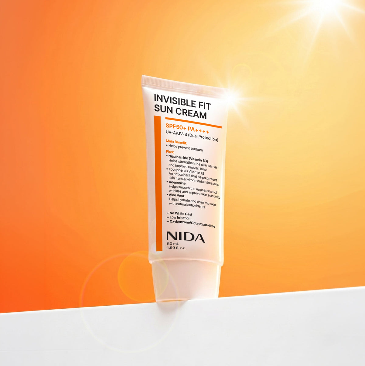 NIDA Invisible Fit Sun Cream