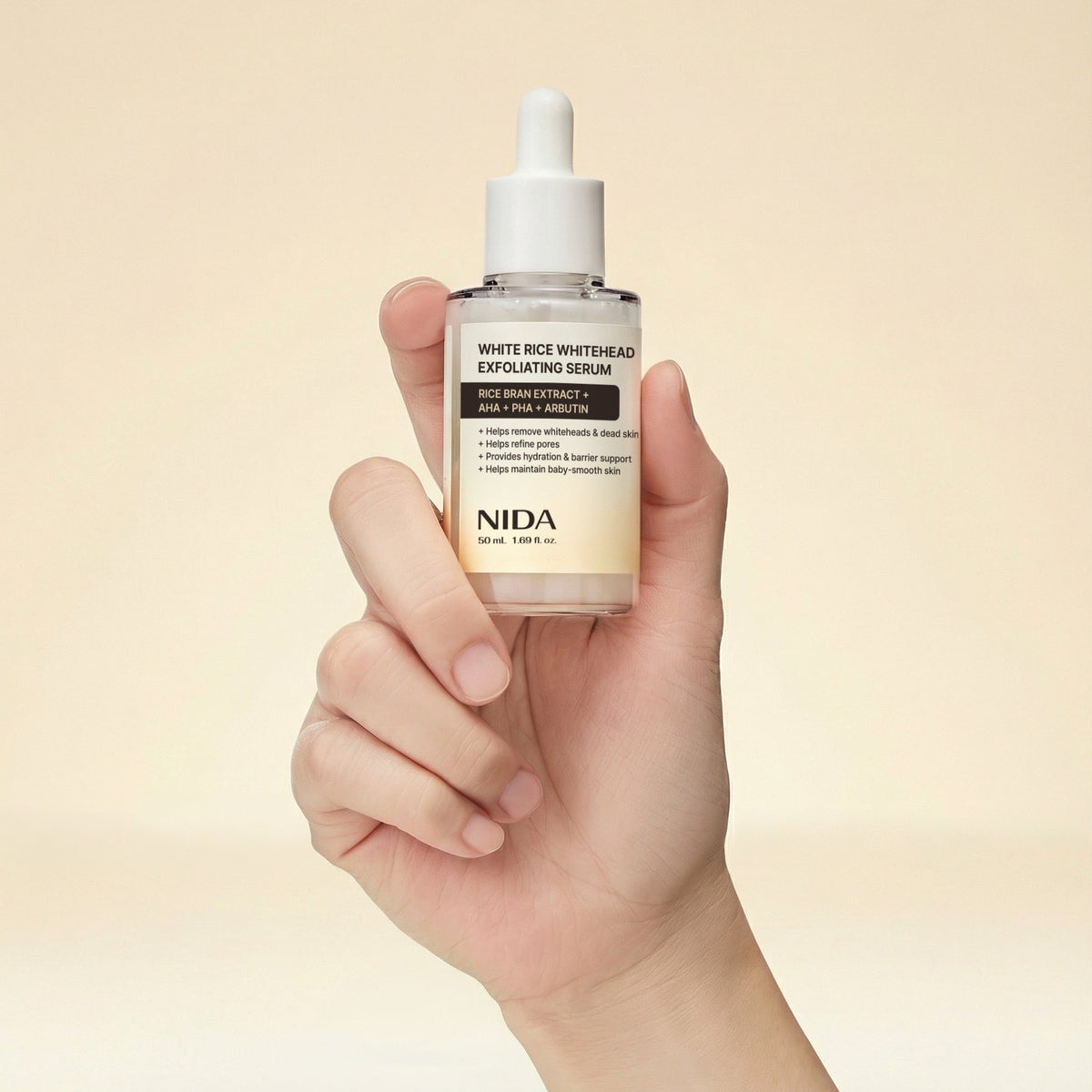 NIDA White Rice Whitehead Exfoliating Serum