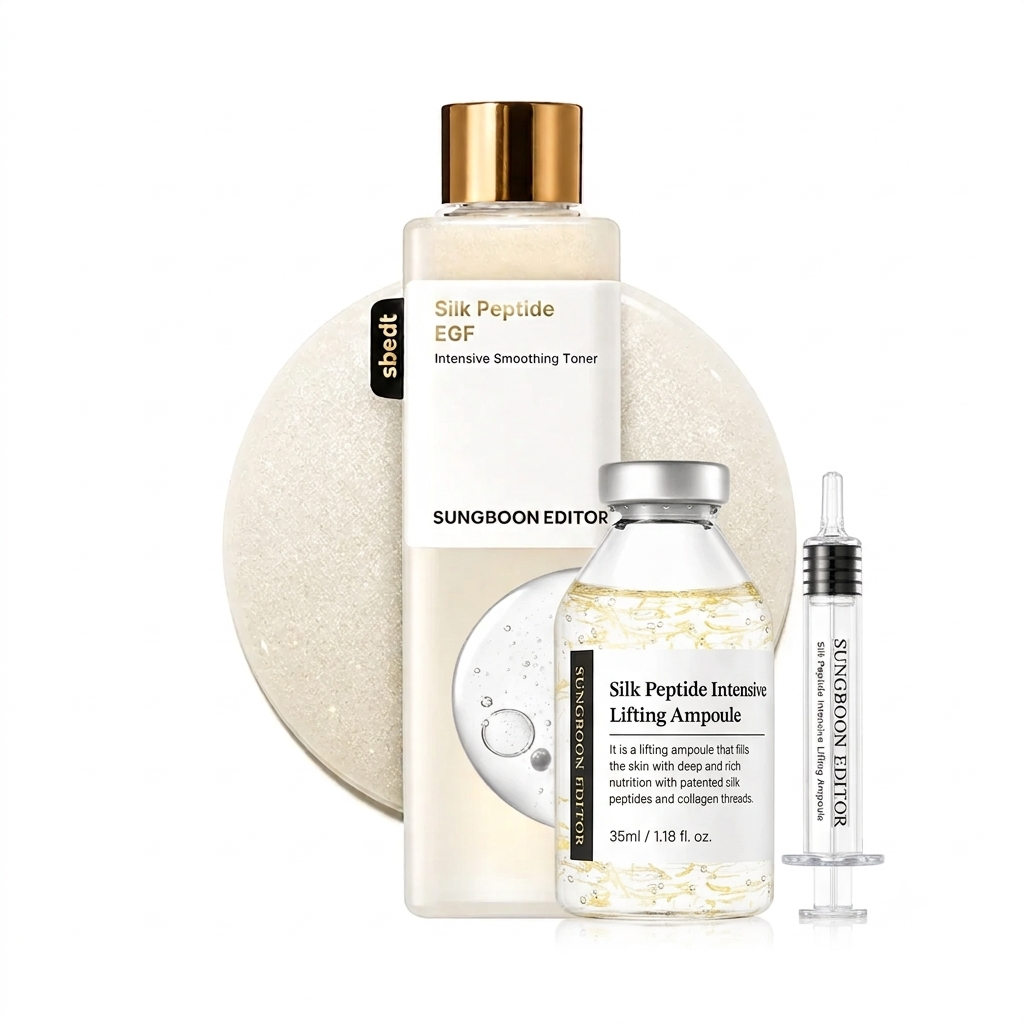 SUNGBOON Silk Peptide Intensive Set