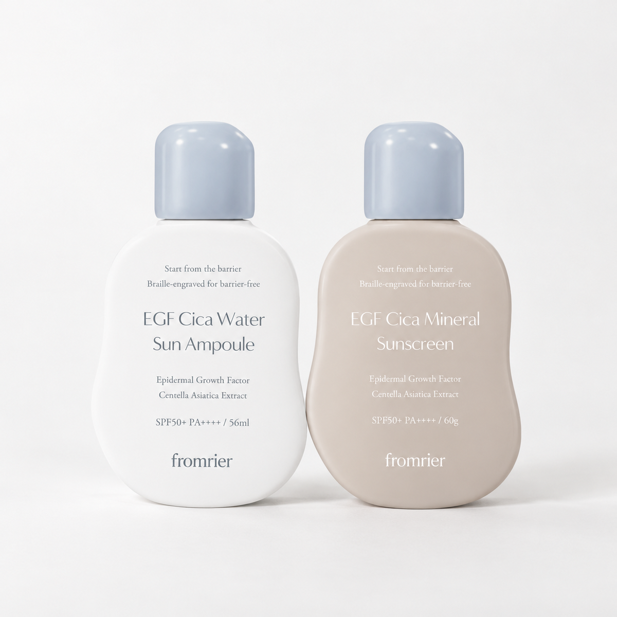 FROMRIER Vegan EGF Sun Defense Duo (Vegan EGF CICA Water Sun Ampoule+Vegan EGF CICA Water Sun Ampoule)