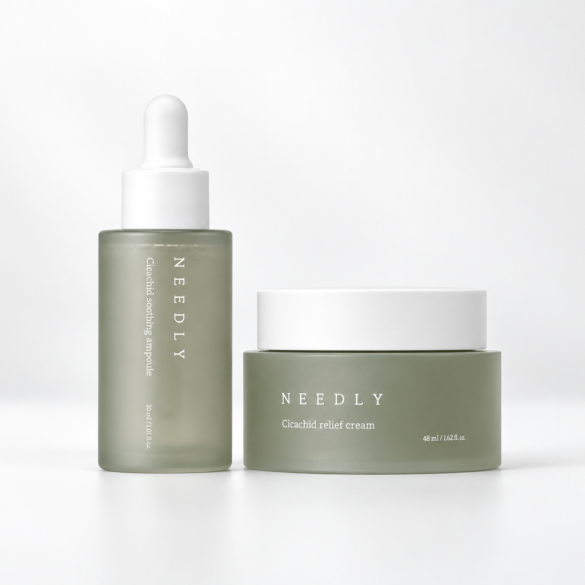 NEEDLY Cicachid Barrier Duo (Cicachid Soothing Ampoule+Cicachid Relief Cream)