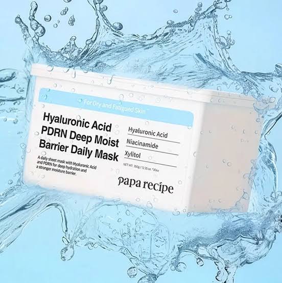 Papa Recipe Hyaluronic Acid PDRN Deep Moist Barrier Daily Mask 30 Sheets