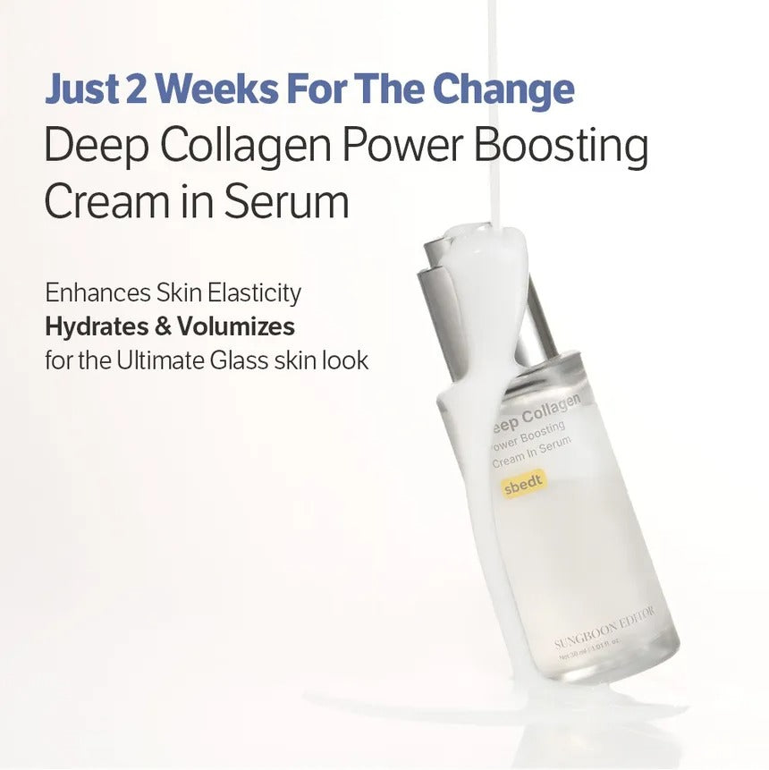 SUNGBOON Deep Collagen Trial Kit 4ea (pad 15ea + mist 30ml + serum 10ml + cream 30ml)
