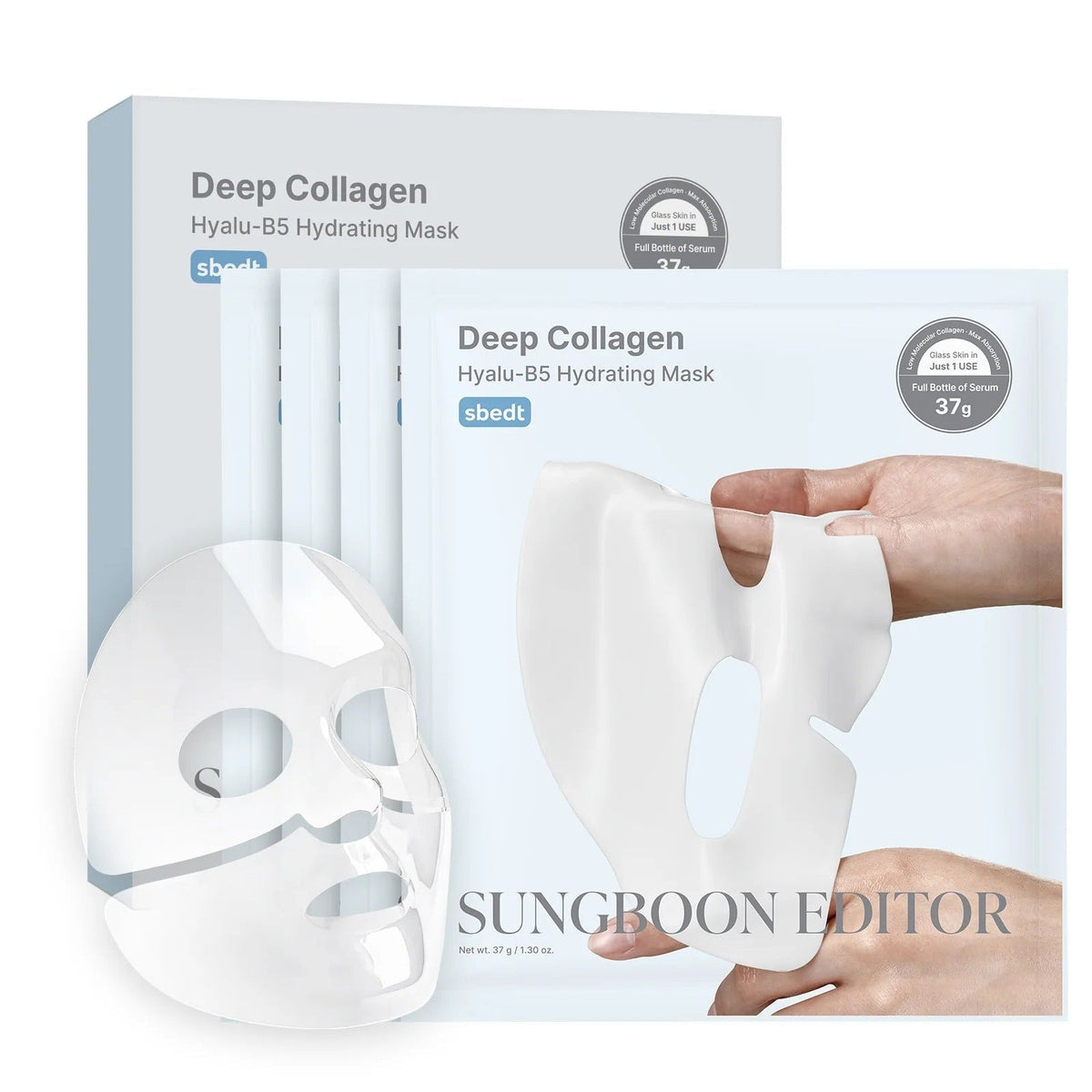 SUNGBOON Deep Collagen Hyalu-B5 Hydrating Mask (37g*4ea)