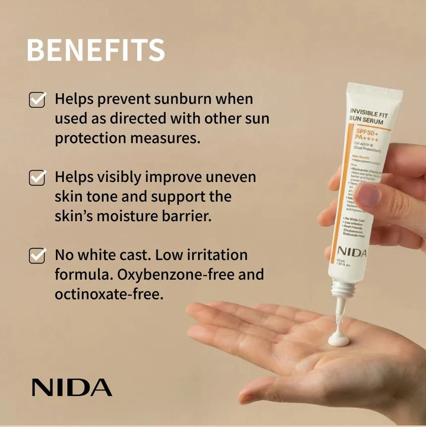 NIDA Invisible Fit Sun Serum