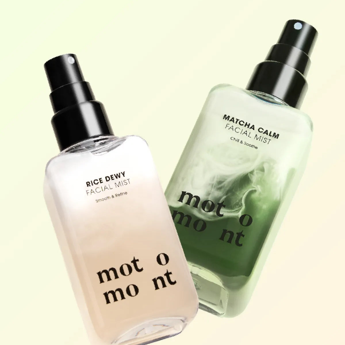 motomont Matcha Calm & Rice Dewy Facial Mist Duo