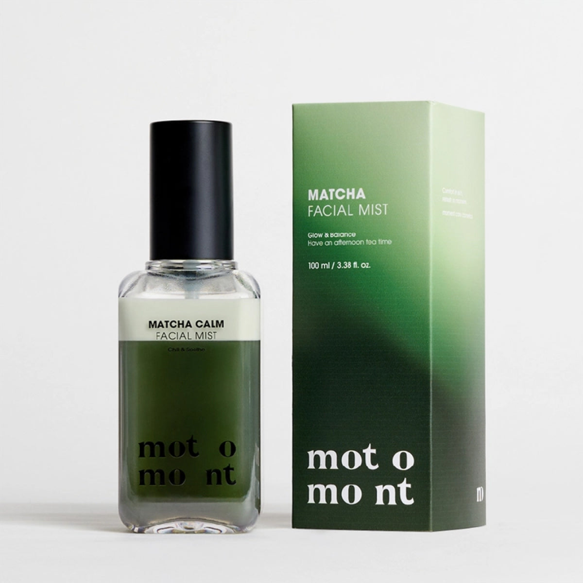 motomont Matcha Calm & Rice Dewy Facial Mist Duo