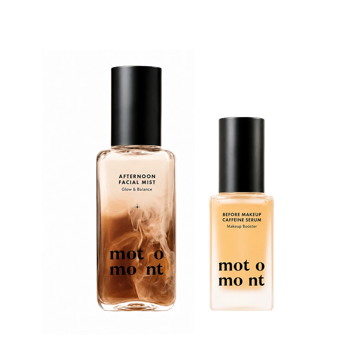 motomont Makeup Prep & Glow Duo (Afternoon Facial Mist 100ml + Before Makeup Caffeine Serum 30ml)